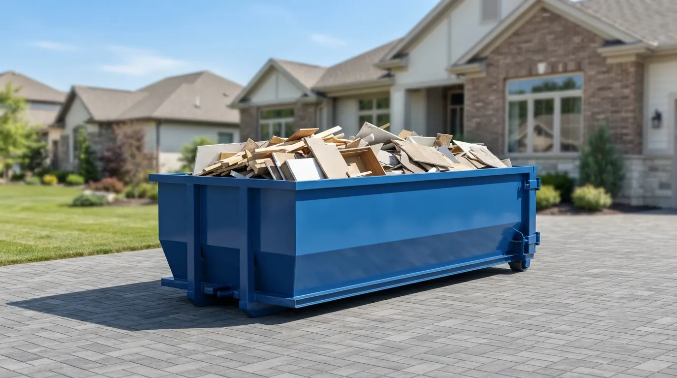 20 yard dumpster rental from our New Bedford fleet