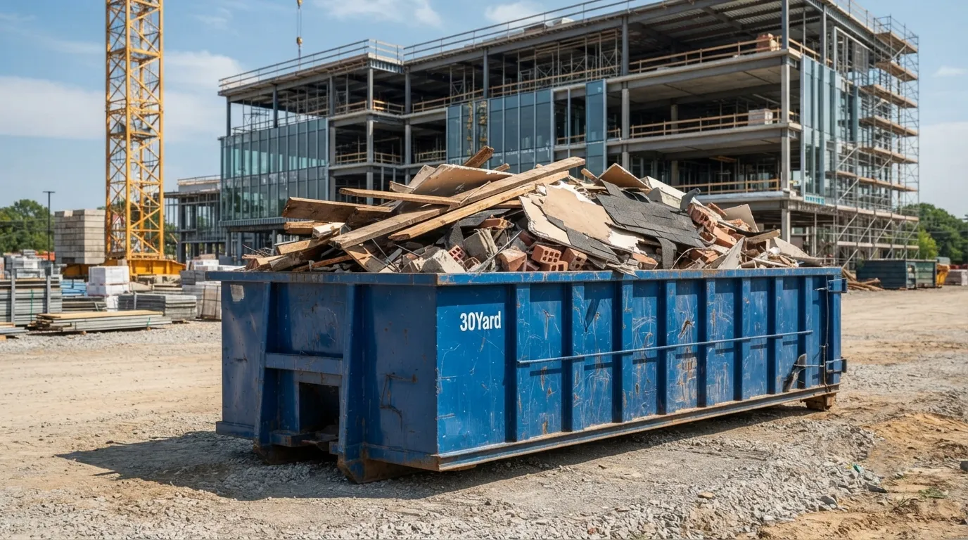 30 yard dumpster rental from our New Bedford fleet